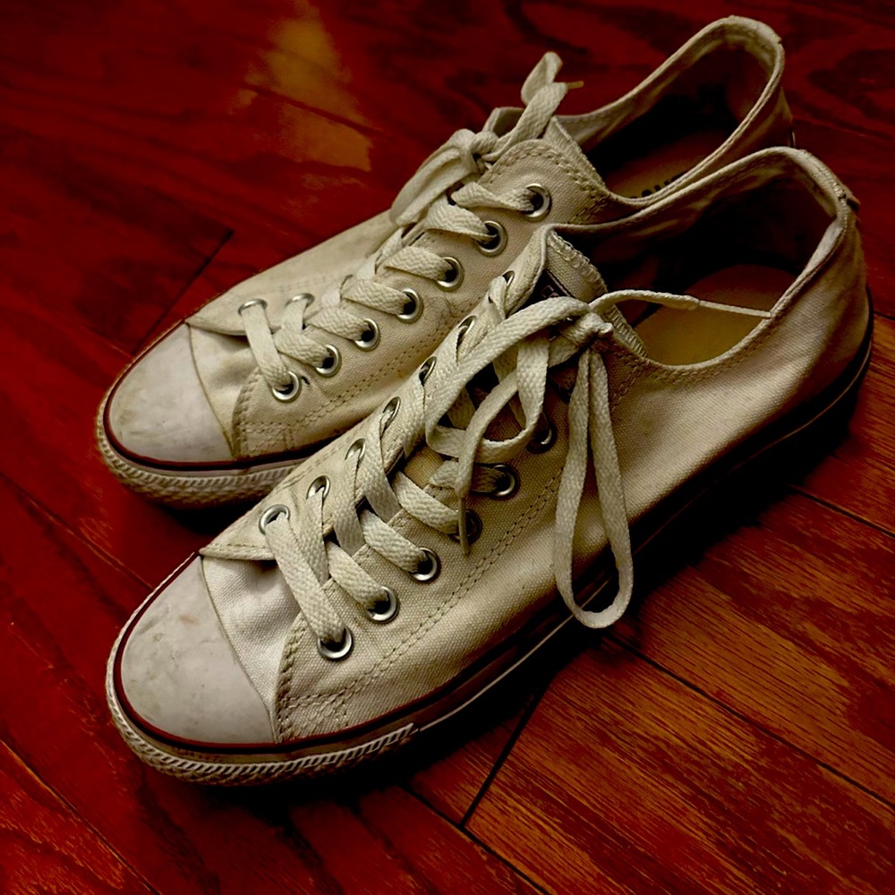 White Converse Allstar